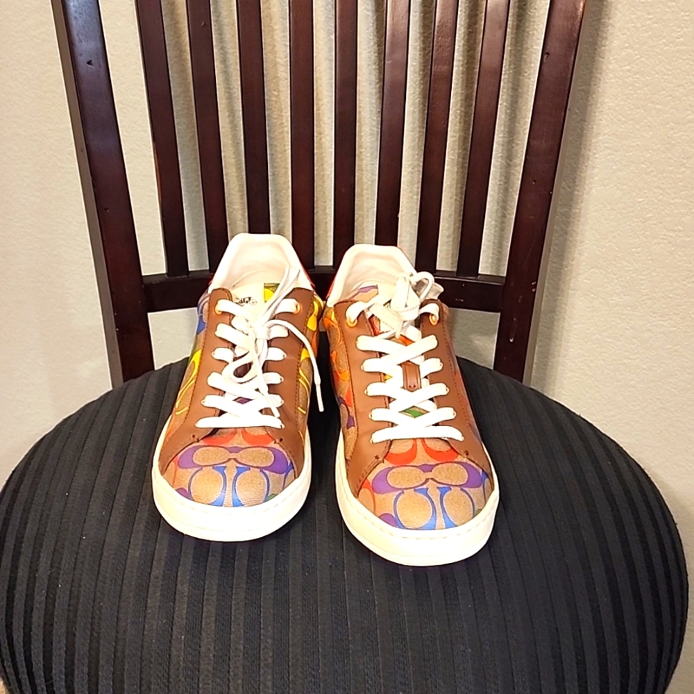 Coach Mult-colored Sneakers Sz 10